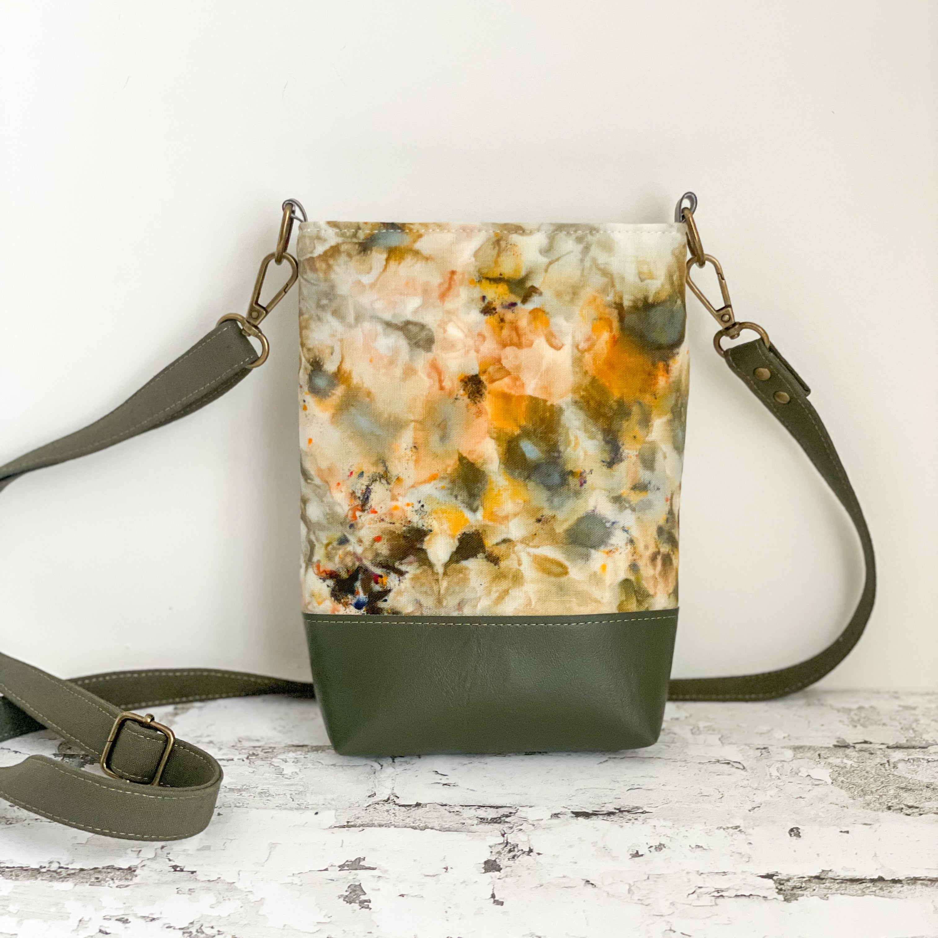 Hand Dyed Crossbody Bag